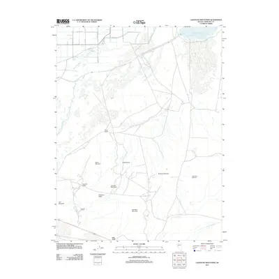 2011 Map of Lahontan Mountains, 2011 Print