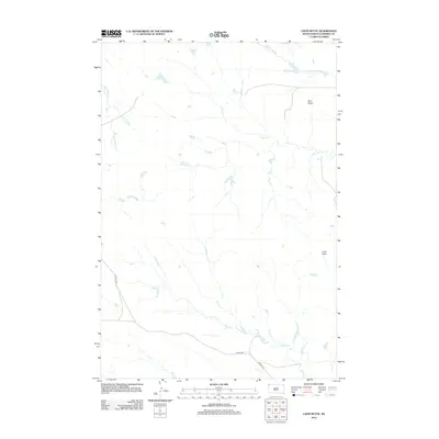 2012 Map of Lahti Butte, 2012 Print