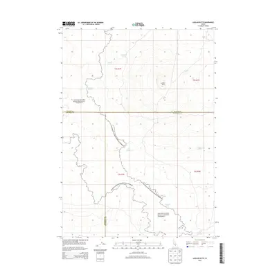 2013 Map of Laidlaw Butte, 2013 Print