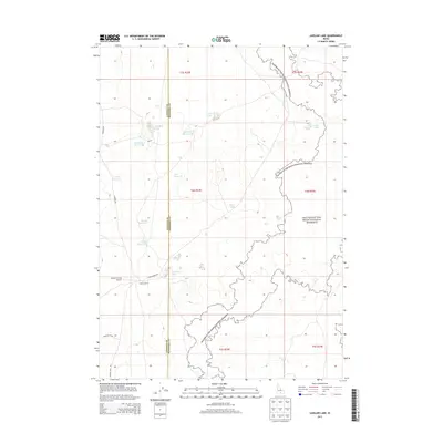 2013 Map of Laidlaw Lake, 2013 Print