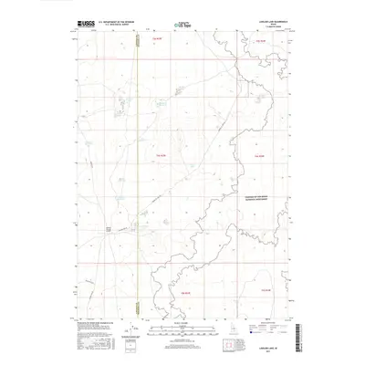 2017 Map of Laidlaw Lake, 2017 Print