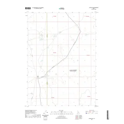 2020 Map of Laidlaw Lake, 2020 Print