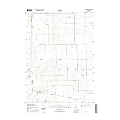 2014 Map of Laingsburg, 2014 Print