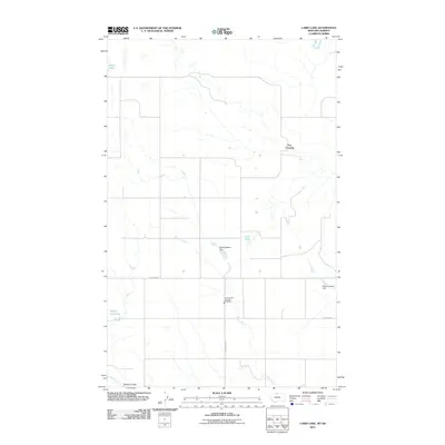 2011 Map of Laird Lake, 2011 Print