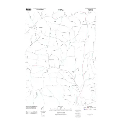 2013 Map of Lairdsville, 2013 Print