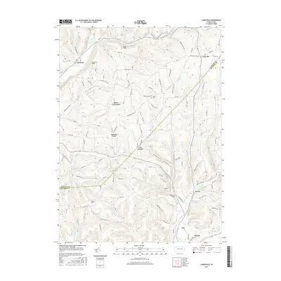2016 Map of Lairdsville, 2016 Print