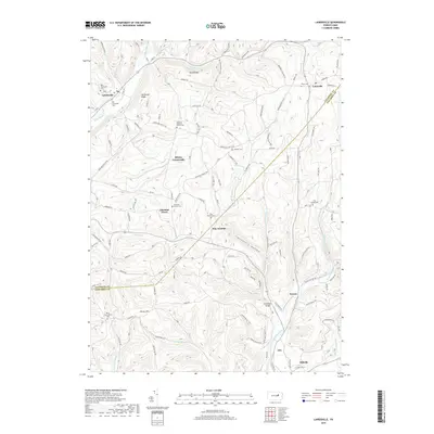 2019 Map of Lairdsville, 2019 Print