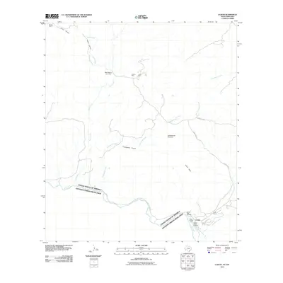 2010 Map of Lajitas, 2010 Print