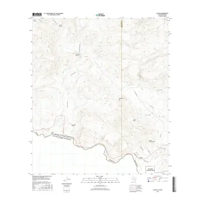 2016 Map of Lajitas, 2016 Print