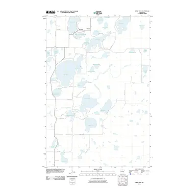 2010 Map of Lake Ada, 2010 Print