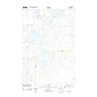 2013 Map of Lake Ada, 2013 Print