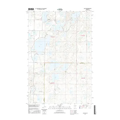 2016 Map of Lake Ada, 2016 Print