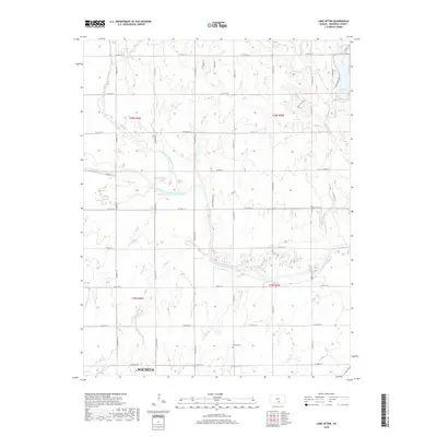 2018 Map of Lake Afton, 2018 Print