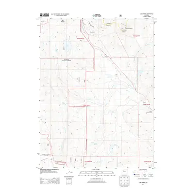 2013 Map of Lake Agnes, 2013 Print