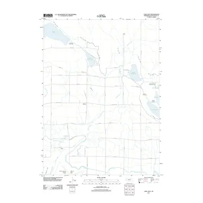2011 Map of Lake Alice, 2011 Print