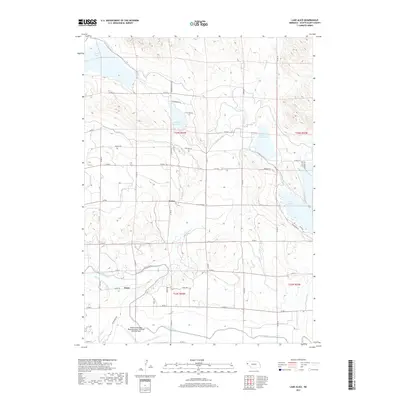 2017 Map of Lake Alice, 2017 Print