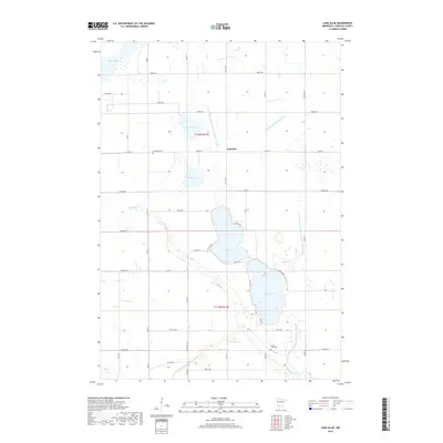 2019 Map of Lake Allie, 2019 Print