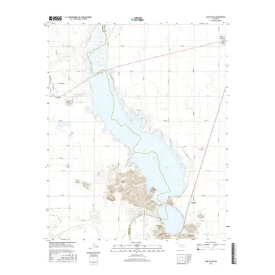 2016 Map of Lake Altus, 2016 Print