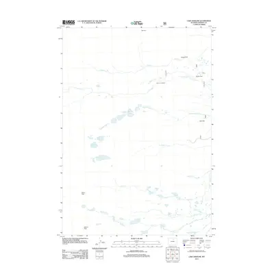 2012 Map of Lake Angeline, 2012 Print