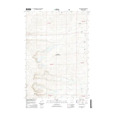 2015 Map of Lake Angeline, 2015 Print