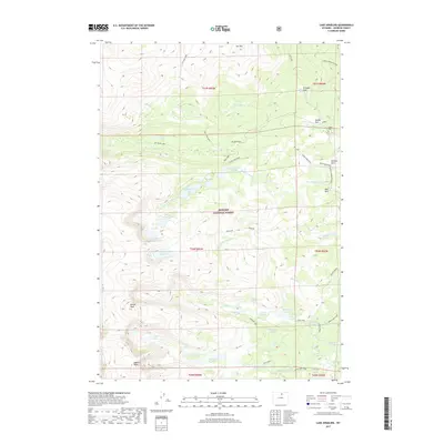 2017 Map of Lake Angeline, 2017 Print