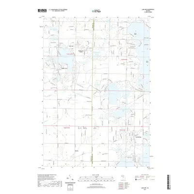 2019 Map of Lake Ann, 2019 Print