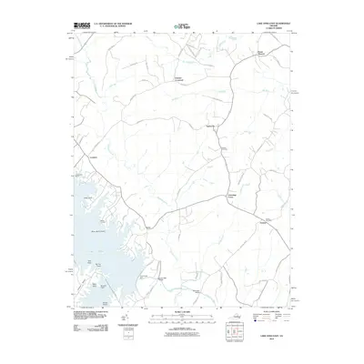 2010 Map of Lake Anna East, 2010 Print