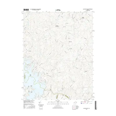 2016 Map of Lake Anna East, 2016 Print