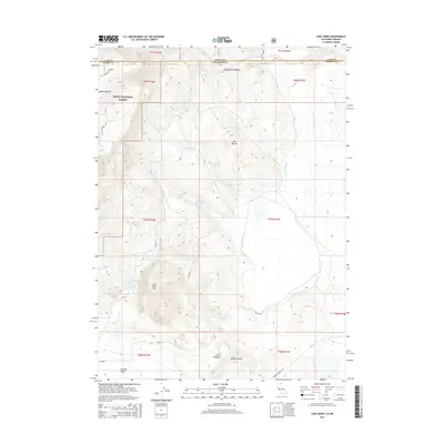 2015 Map of Lake Annie, 2015 Print