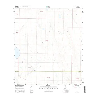 2015 Map of Lake Arbuckle NE, 2015 Print