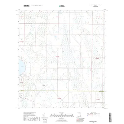 2018 Map of Lake Arbuckle NE, 2018 Print