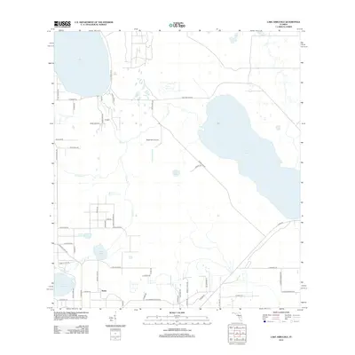 2012 Map of Lake Arbuckle, 2012 Print