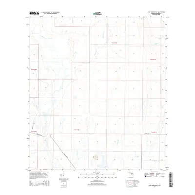 2015 Map of Lake Arbuckle SE, 2015 Print