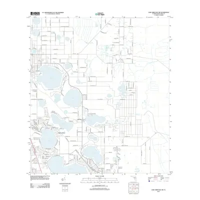 2012 Map of Lake Arbuckle SW, 2012 Print