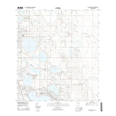 2015 Map of Lake Arbuckle SW, 2015 Print