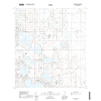 2018 Map of Lake Arbuckle SW, 2018 Print
