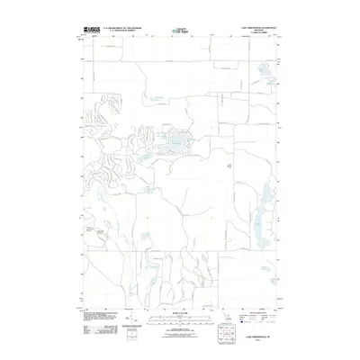 2011 Map of Lake Arrowhead, 2011 Print