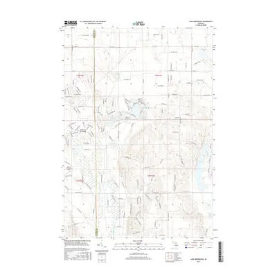 2017 Map of Lake Arrowhead, 2017 Print