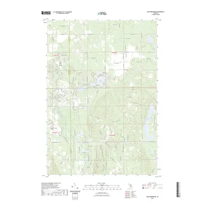 2023 Map of Lake Arrowhead, 2023 Print