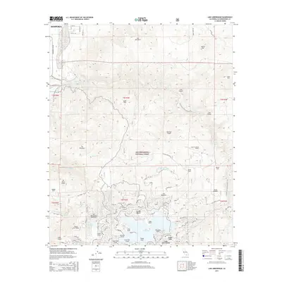 2015 Map of Lake Arrowhead, 2015 Print
