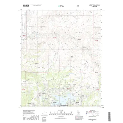 2018 Map of Lake Arrowhead, 2018 Print