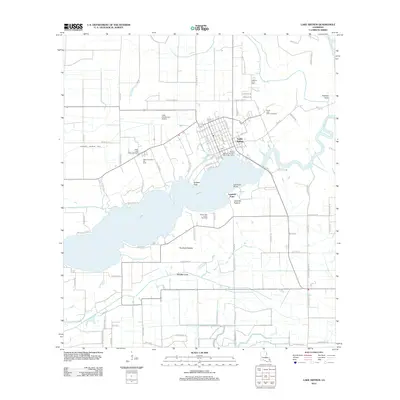 2012 Map of Lake Arthur, 2012 Print