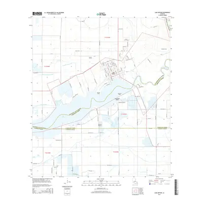 2015 Map of Lake Arthur, 2015 Print