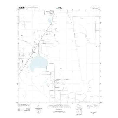 2012 Map of Lake Ashby, 2012 Print