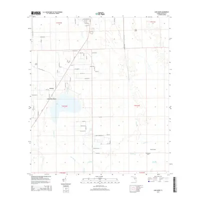 2015 Map of Lake Ashby, 2015 Print