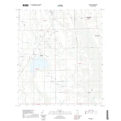 2018 Map of Lake Ashby, 2018 Print
