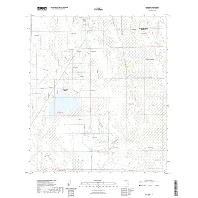 2021 Map of Lake Ashby, 2021 Print
