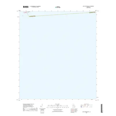 2018 Map of Lake Athanasio OE S, 2018 Print