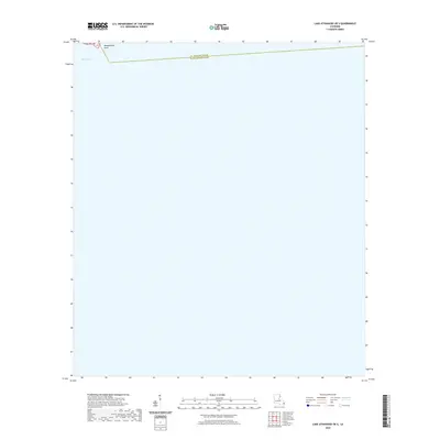 2020 Map of Lake Athanasio OE S, 2020 Print