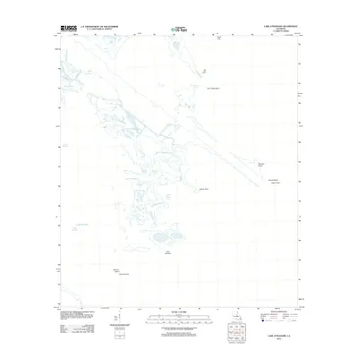 2012 Map of Lake Athanasio, 2012 Print